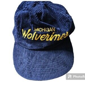 Michigan Wolverines Vintage Corduroy Baseball Hat